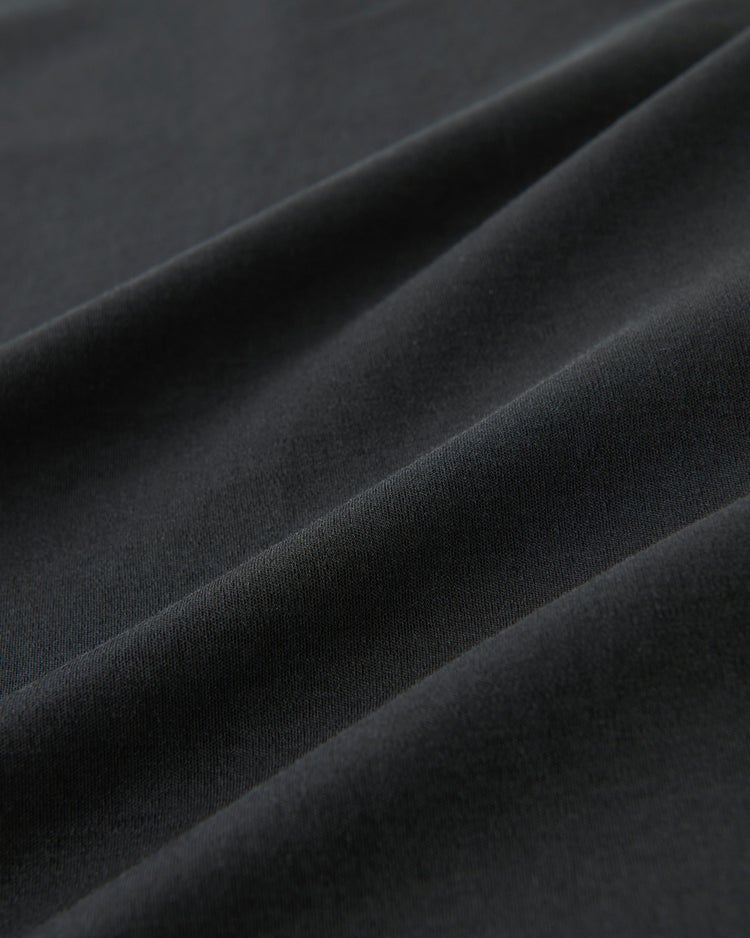 浅Vネック・半袖／スーピマN・ドゥクラッセTシャツ 詳細画像 ブラック 3