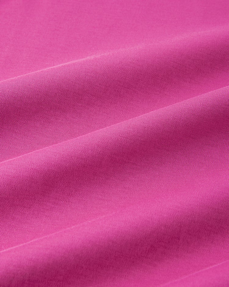 浅Vネック・半袖／スーピマN・ドゥクラッセTシャツ 詳細画像 ラズベリー 2
