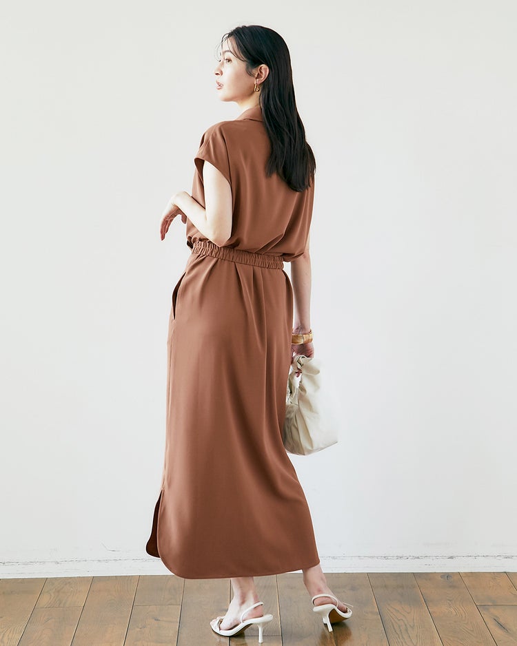 SARARI Air・シャツワンピース 詳細画像 テラコッタ 4