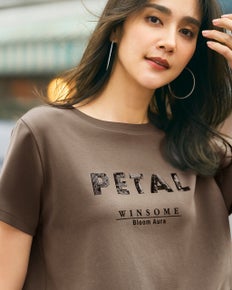 スパンコール・レタリングTシャツ
