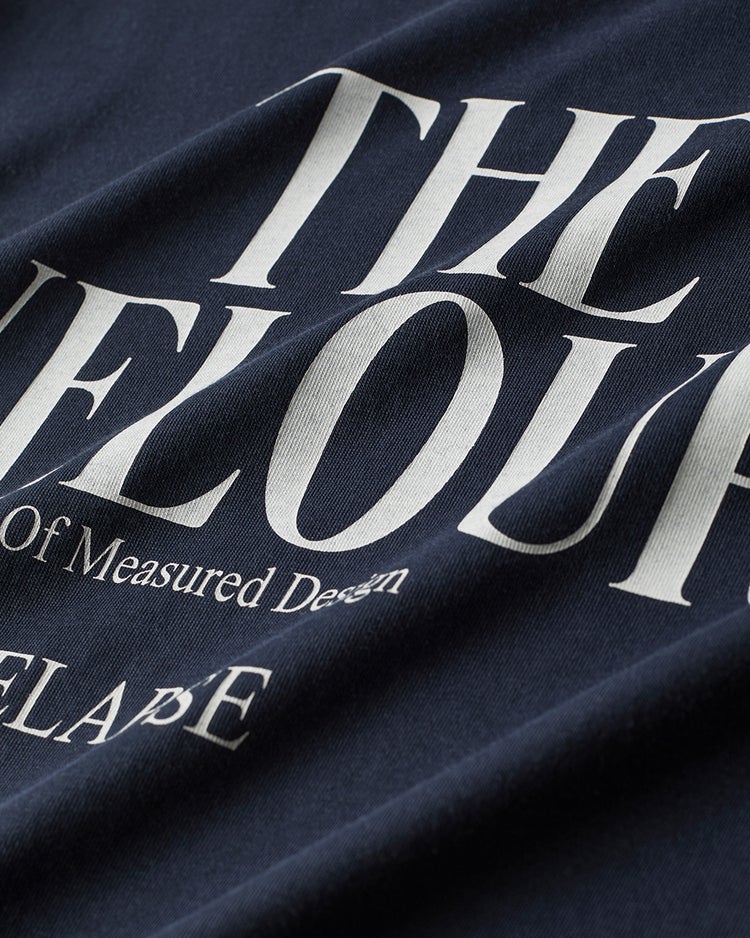コットン混・レタリングTシャツ 詳細画像 ネイビー 3