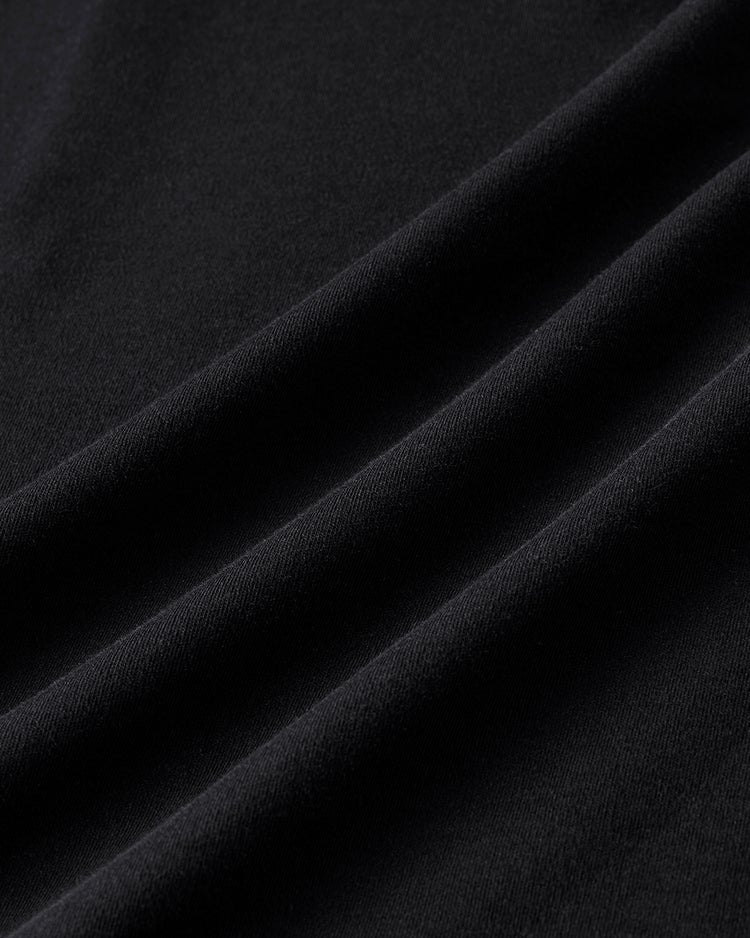VネックN／長袖・ドゥクラッセTシャツ 詳細画像 ピュアブラック 3