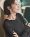 コットンガーゼ・シンプルクルーネック 詳細画像