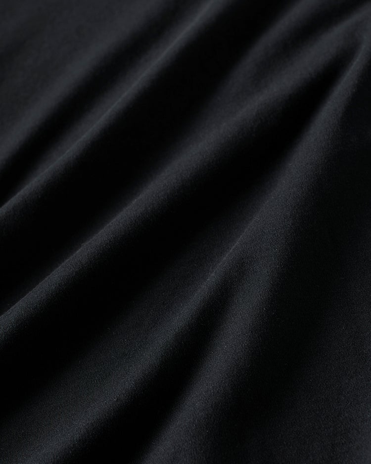 ワイドフォルム／７分袖・ドゥクラッセTシャツ 詳細画像 ピュアブラック 3
