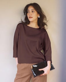 ワイドフォルム／７分袖・ドゥクラッセTシャツ