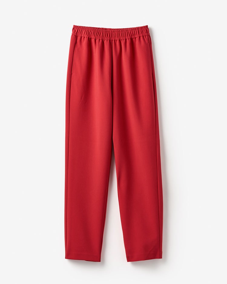 スポンジWクロス・イージーテーパードパンツ 詳細画像 レッド 2