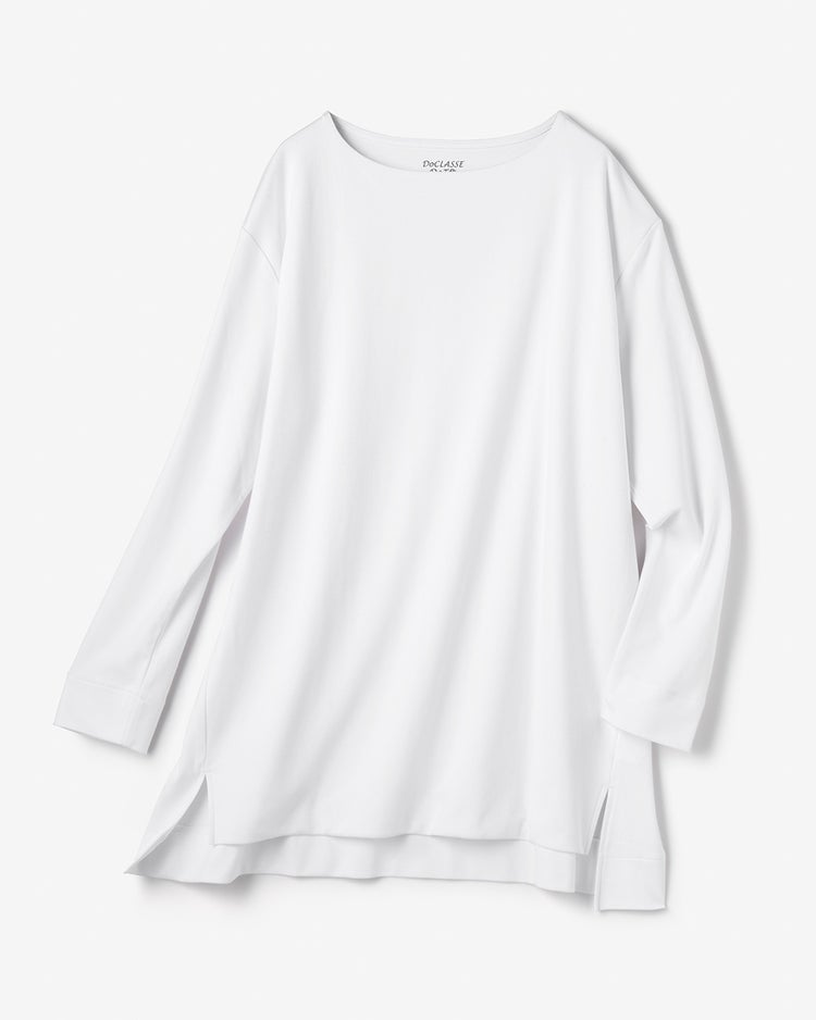 ロングワイド／長袖・ドゥクラッセTシャツ 詳細画像 ホワイト 5