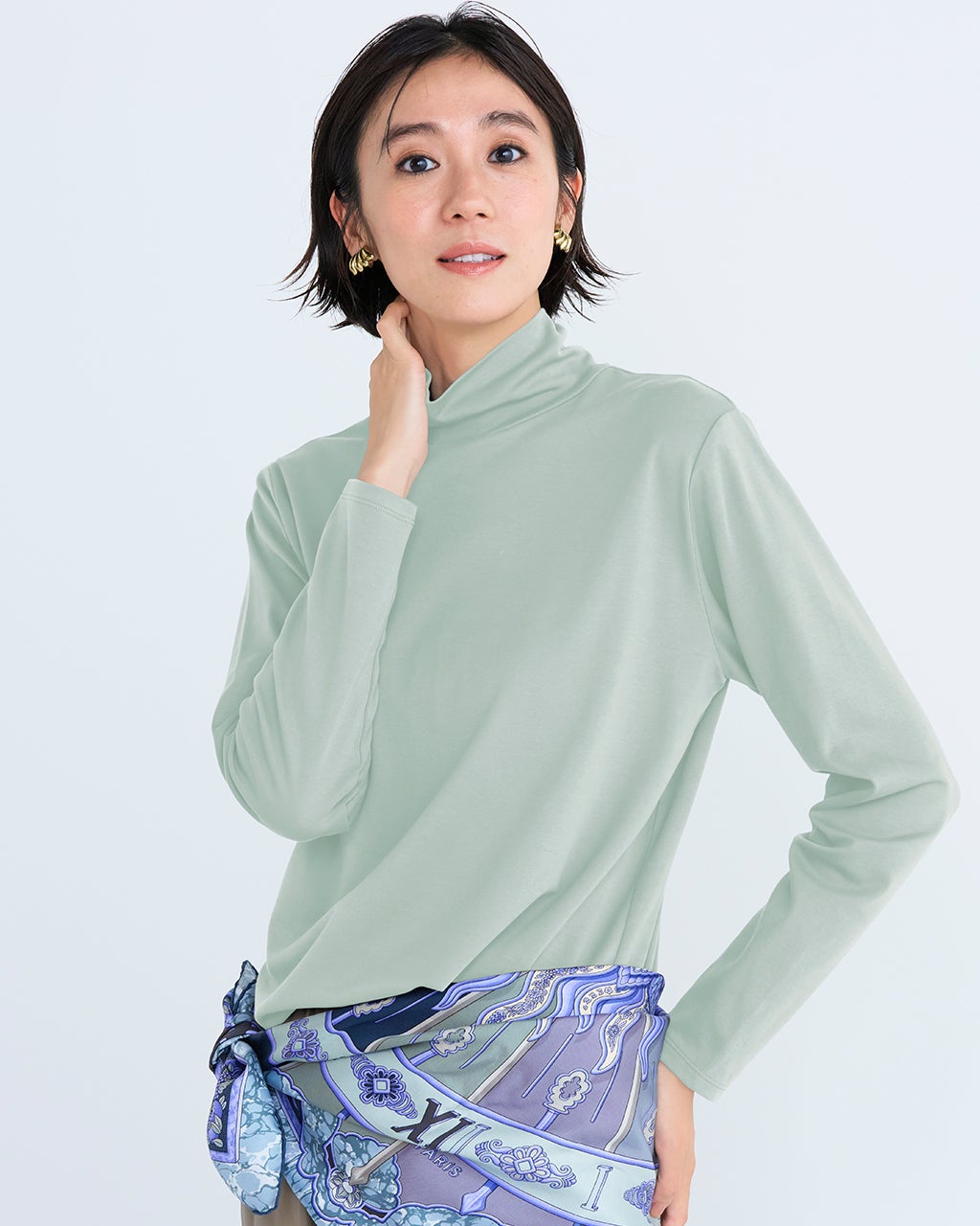 10月最新】レディース Tシャツ・カットソー（長袖）（グリーン）一覧