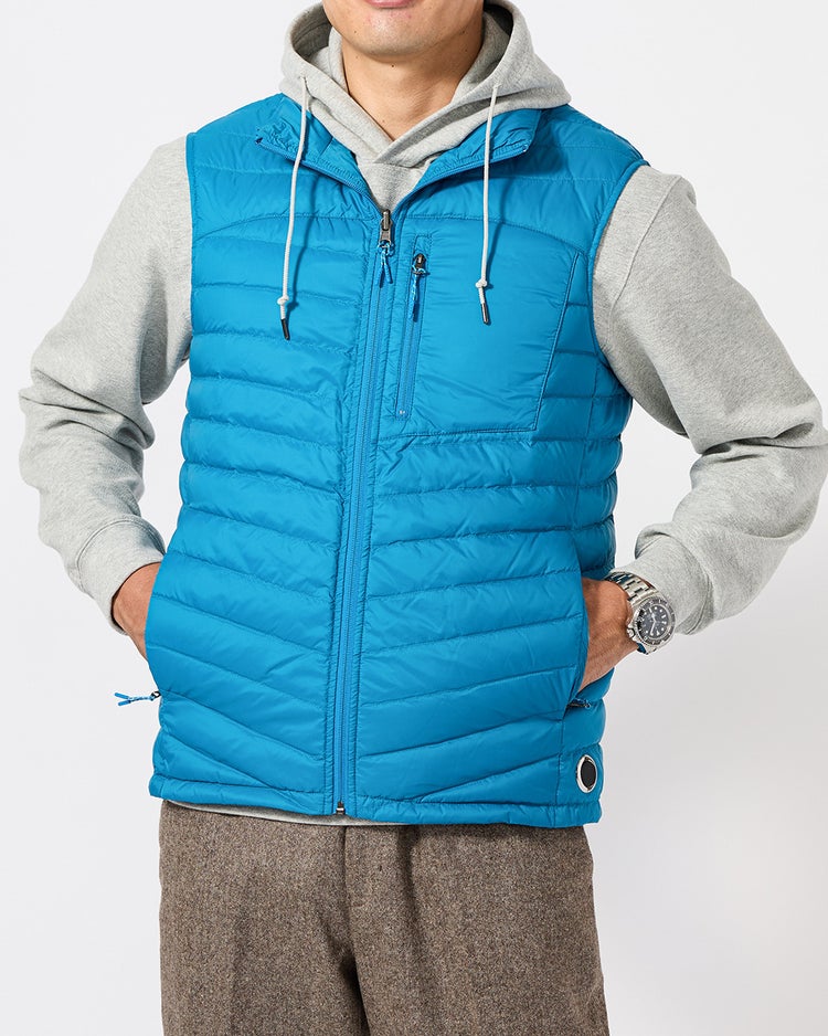 Doヒート・超快温ベスト/メンズ 詳細画像 ターコイズ 3