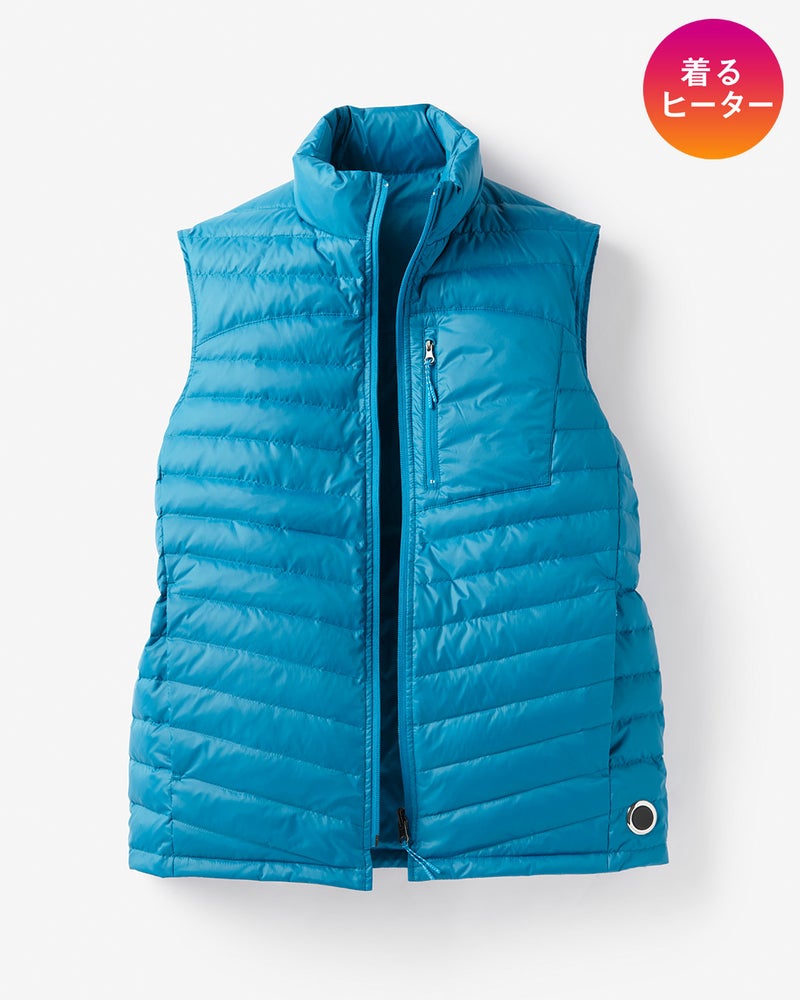 Doヒート・超快温ベスト/メンズ 詳細画像 ターコイズ 6