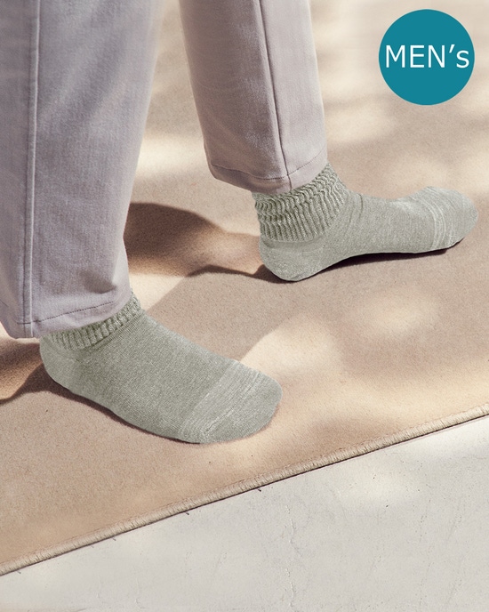 Nukle・シルク混裏パイルソックスMEN