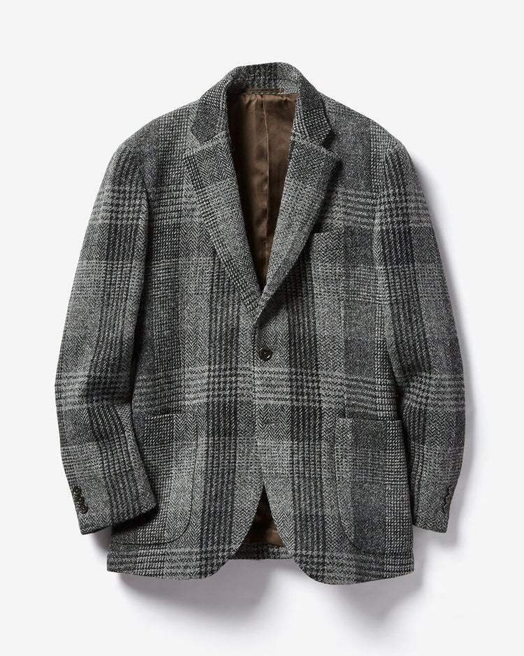 ハリスツイード・テーラードジャケット 詳細画像 グレンチェック 1
