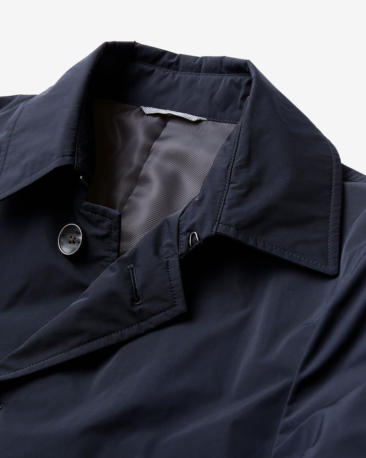 撥水ステンカラー・中綿コート 詳細画像 ミッドナイトブルー 3