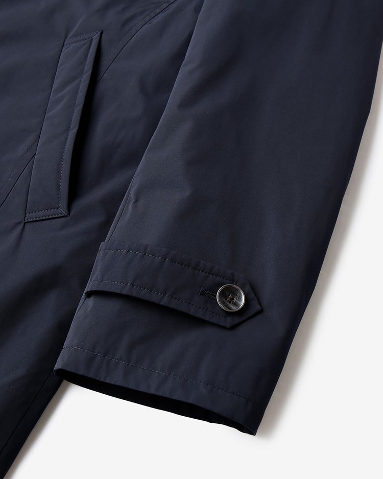 撥水ステンカラー・中綿コート 詳細画像 ミッドナイトブルー 4
