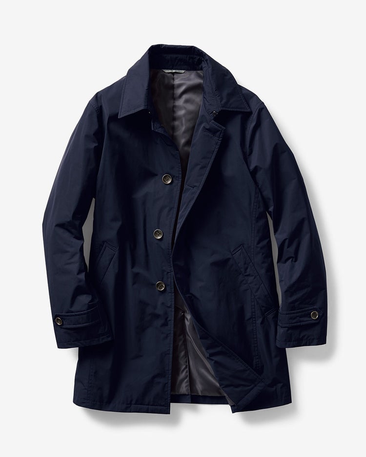 撥水ステンカラー・中綿コート 詳細画像 ミッドナイトブルー 5