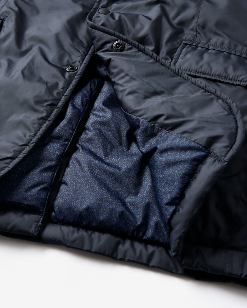 ハイブリッド中綿ジャケット 詳細画像 ミッドナイトブルー 2