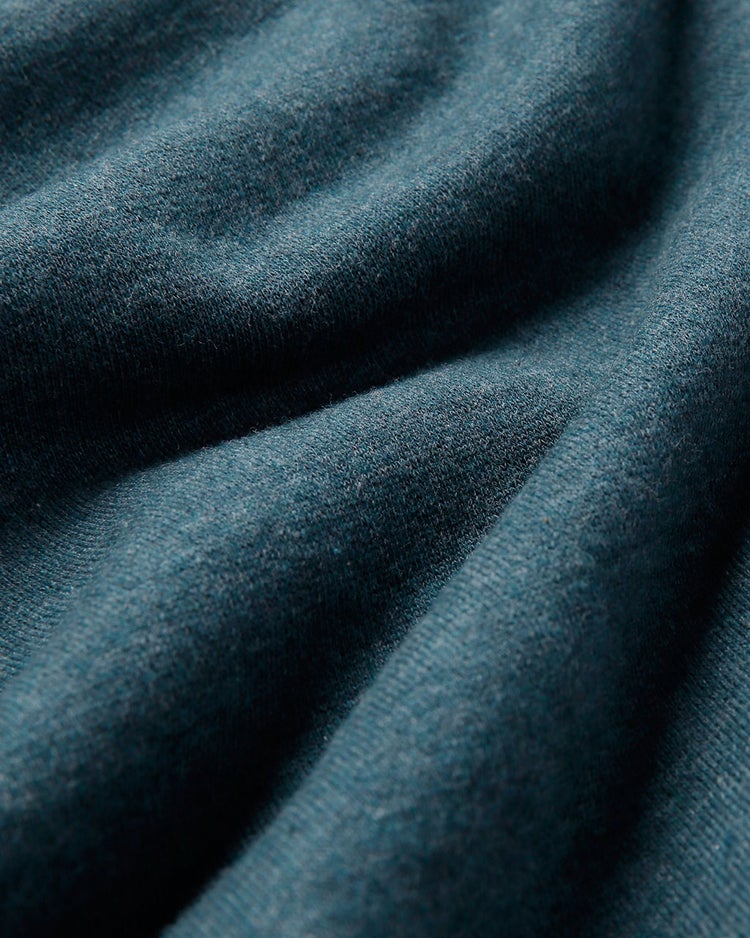 裏起毛ショールカラー・プルオーバー 詳細画像 ティール 2