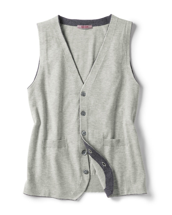 ウォッシャブル・ニットベスト
