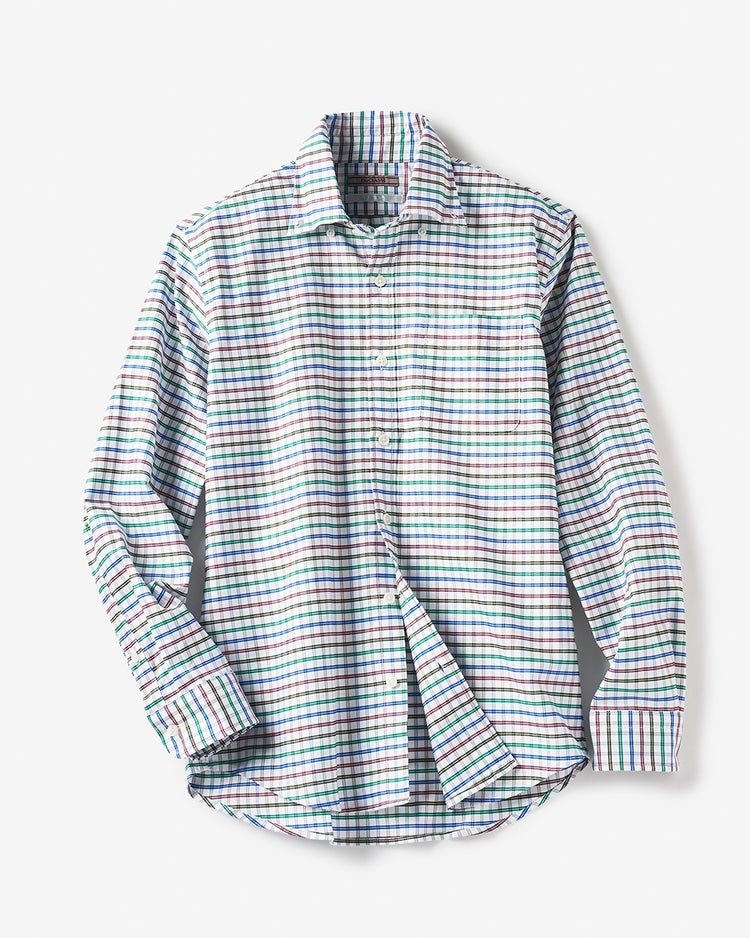 ピュアファイン+BDシャツ/長袖 詳細画像 ホワイト・パターン 1