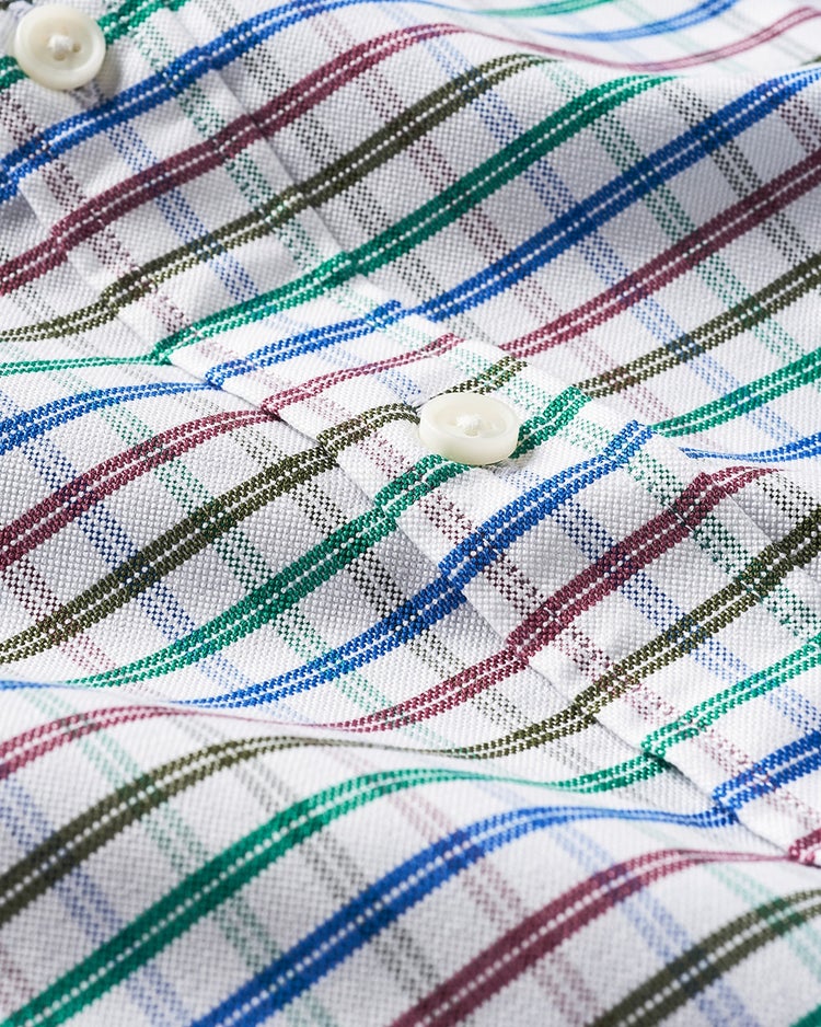 ピュアファイン+BDシャツ/長袖 詳細画像 ホワイト・パターン 7