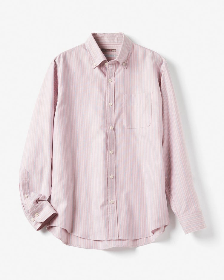 ピュアファイン+BDシャツ/長袖 詳細画像 ピンクストライプ 1