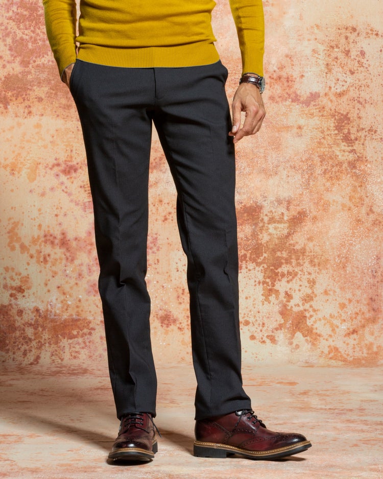 裏起毛ストレッチパンツ/レギュラー 詳細画像 ダークチャコール 1