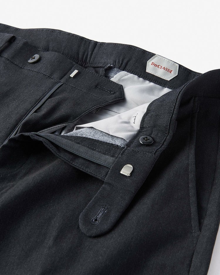 裏起毛ストレッチパンツ/レギュラー 詳細画像 ダークチャコール 3