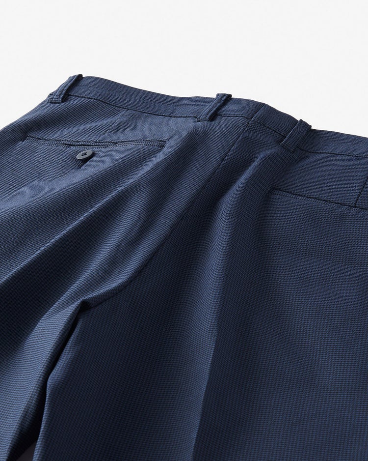 裏起毛ストレッチパンツ/レギュラー 詳細画像 ネイビー&times;ブラック 4