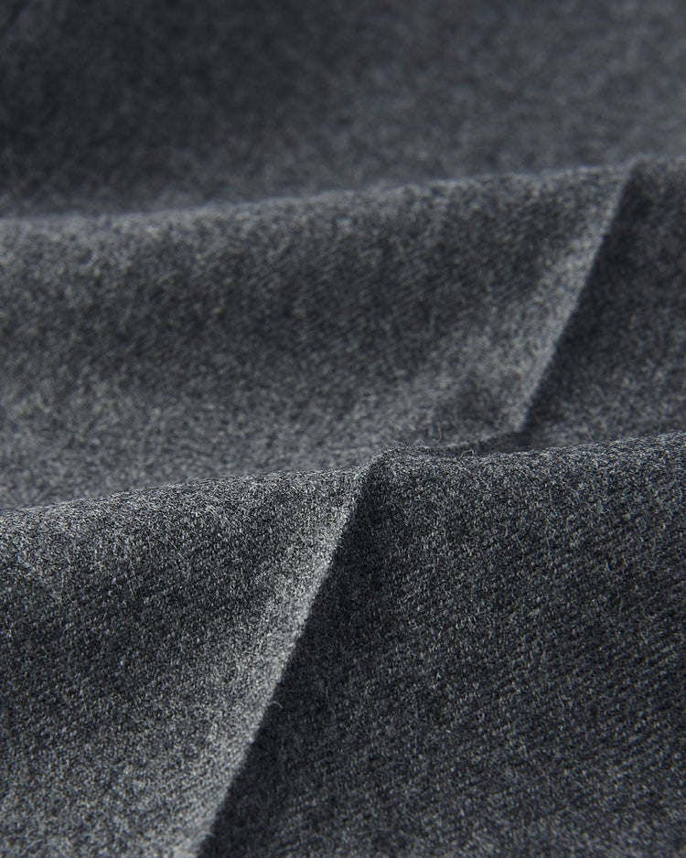 ウールフラノトラウザーズ/ノータック 詳細画像 グレー 4