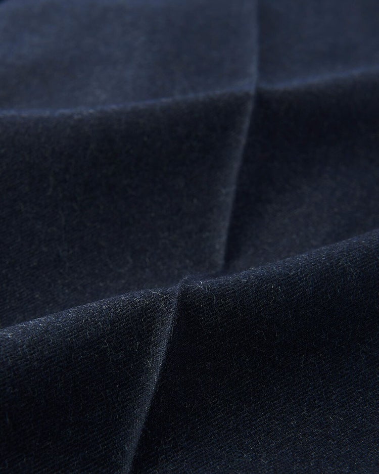 ウールフラノトラウザーズ/ノータック 詳細画像 ネイビー 4