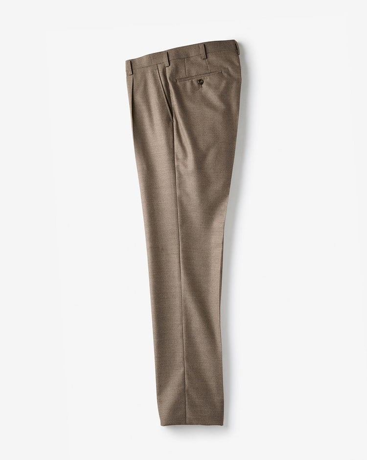 ウールフラノトラウザーズ/ワンタック 詳細画像 ベージュ 3