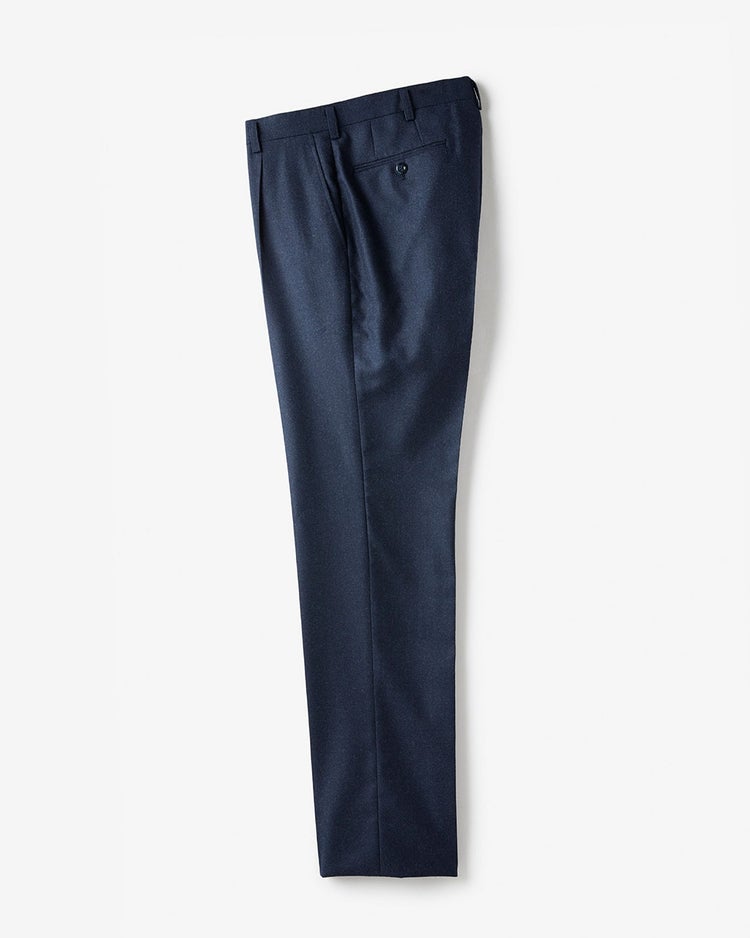ウールフラノトラウザーズ/ワンタック 詳細画像 ネイビー 3