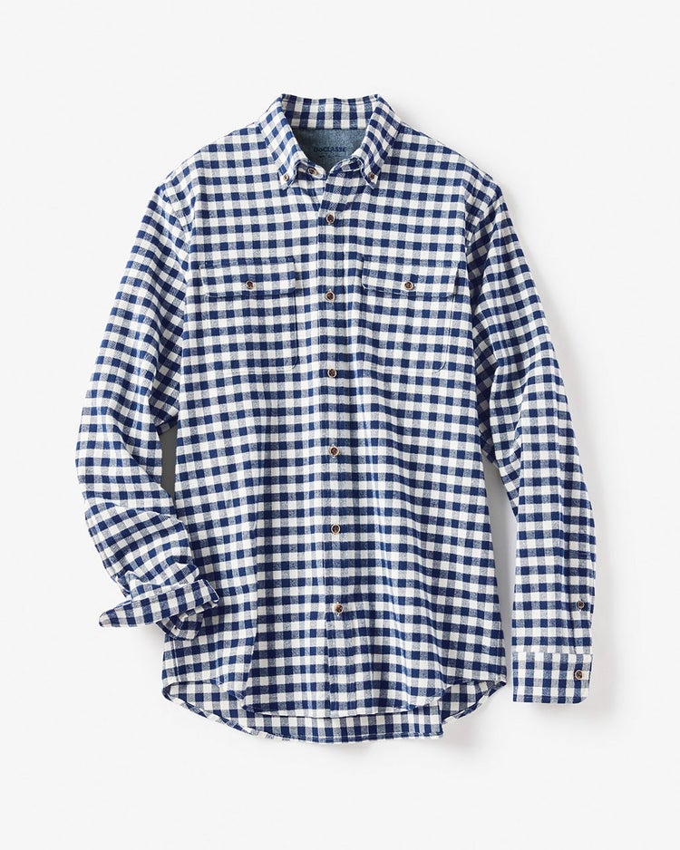 ヘビーフランネルシャツ 詳細画像 ネイビーギンガム 1