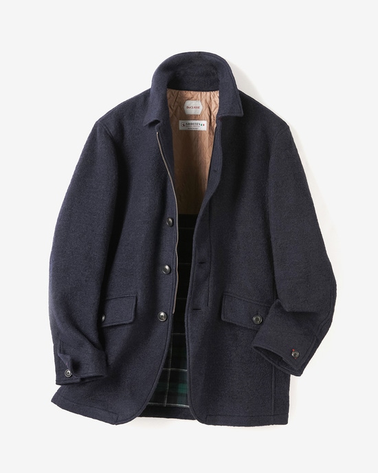 スライバーニット・ショートコート