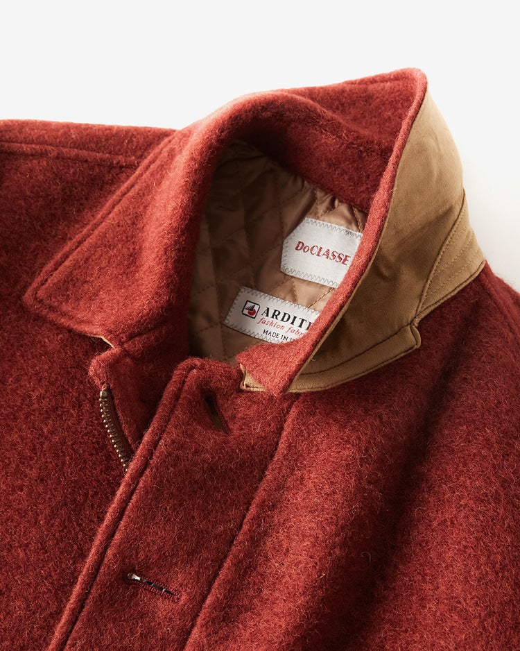 スライバーニット・ショートコート 詳細画像 テラコッタ 2