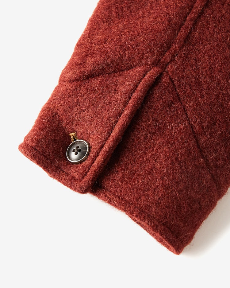 スライバーニット・ショートコート 詳細画像 テラコッタ 4