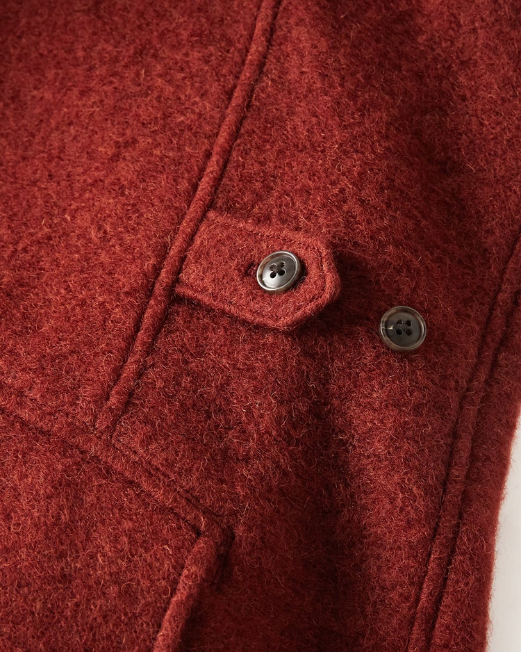 スライバーニット・ショートコート 詳細画像 テラコッタ 6