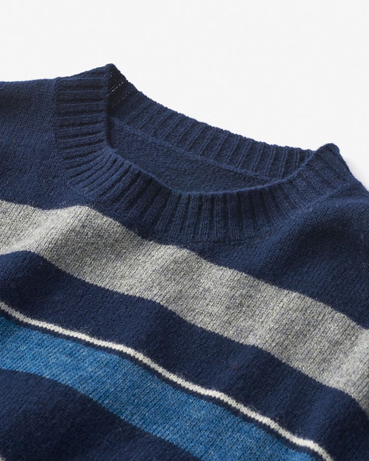 マルチボーダー・セーター 詳細画像 ネイビーマルチ 2