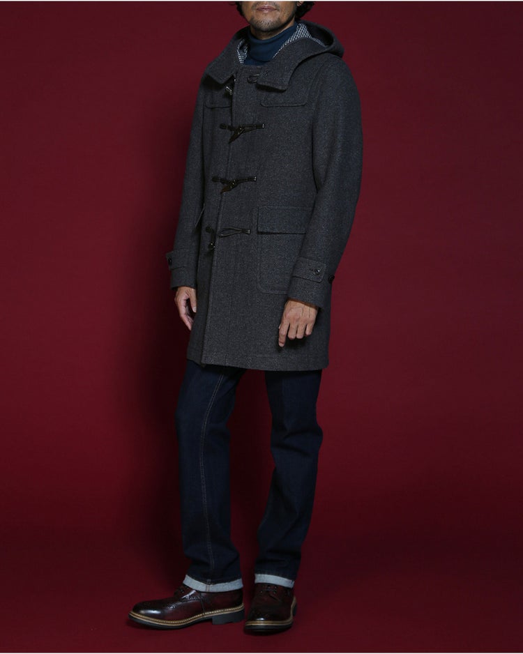 二重織りダッフルコート 詳細画像 ブルーグレー 3