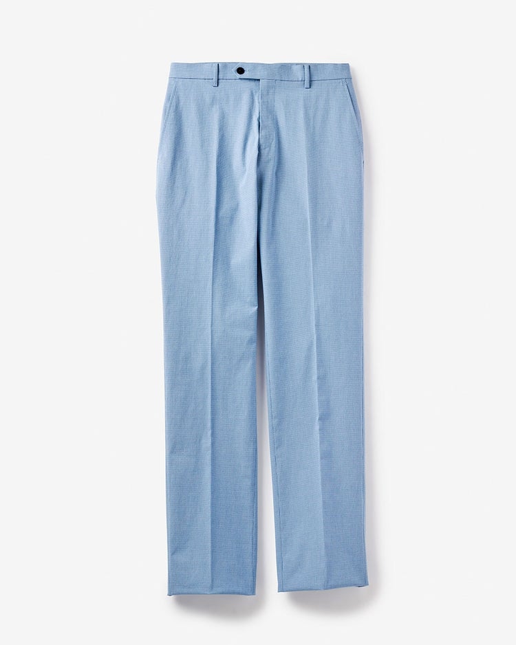 PLUS COOLパンツ/ノータック 詳細画像 ブルー・パターン 4