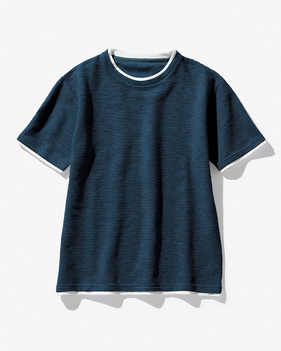 リップルレイヤードTシャツ
