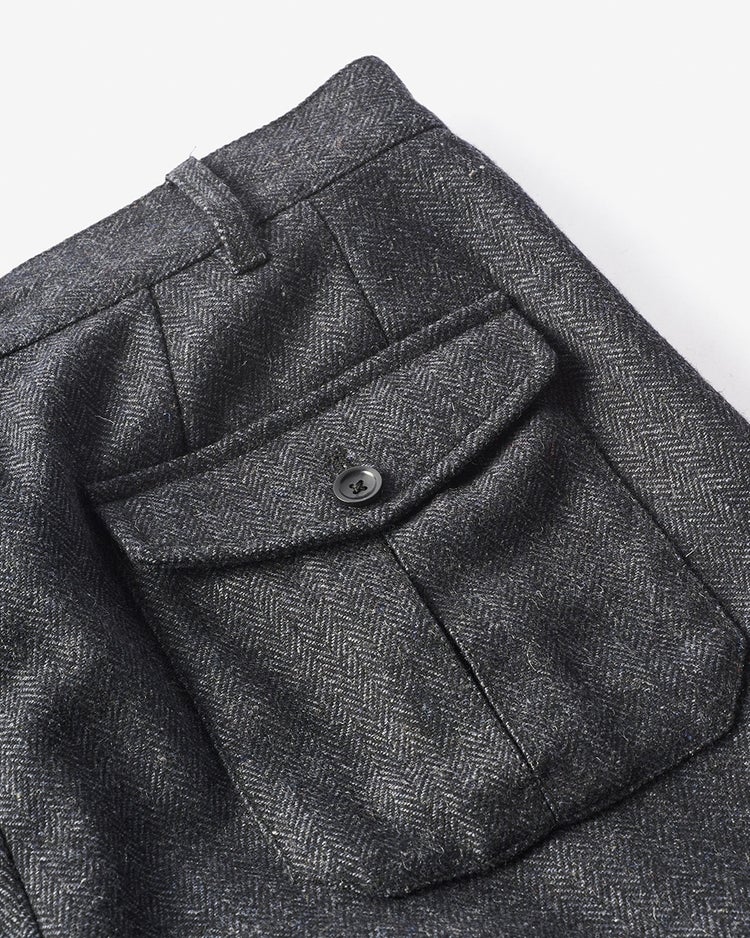 ウールカーゴパンツ 詳細画像 チャコール 3