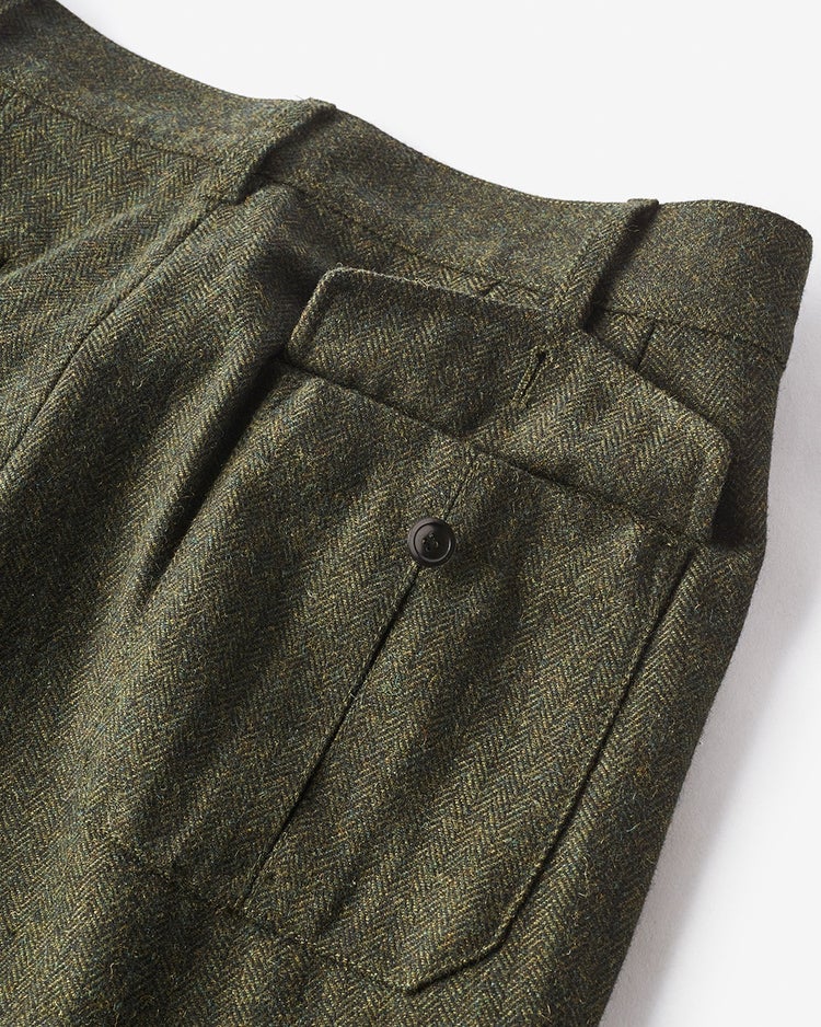 ウールカーゴパンツ 詳細画像 モスグリーン 4