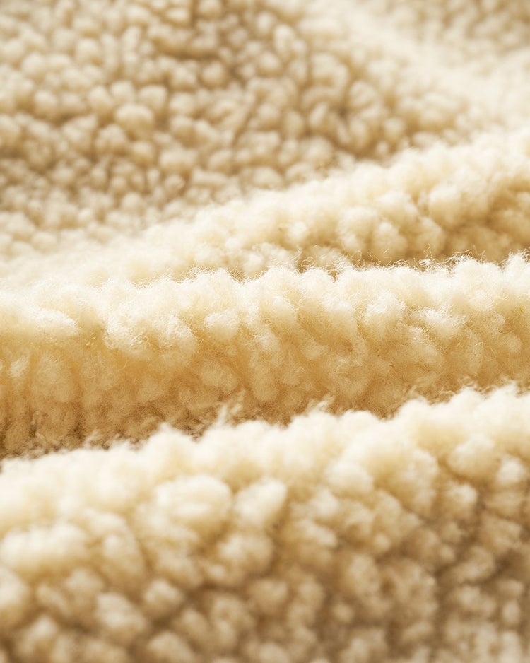 シェルパフリース リバーシブルブルゾン 詳細画像 ホワイト・パターン 9