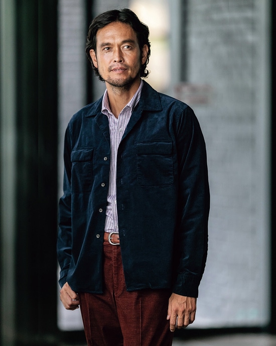 コーデュロイシャツブルゾン