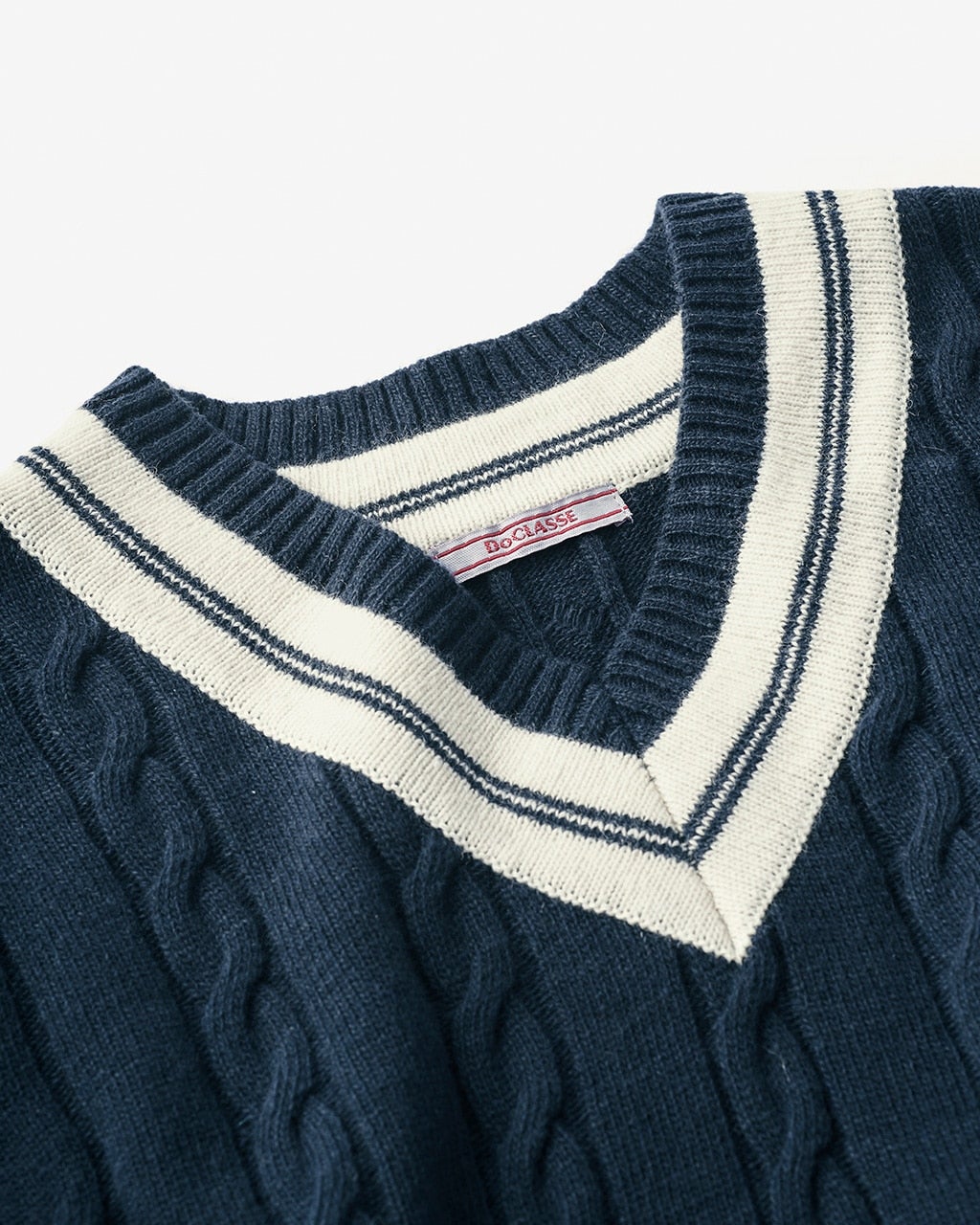 チルデンVネックセーター/DoCLASSE