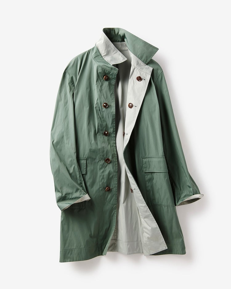 二重織メモリー・ステンカラーコート 詳細画像 カーキ 1