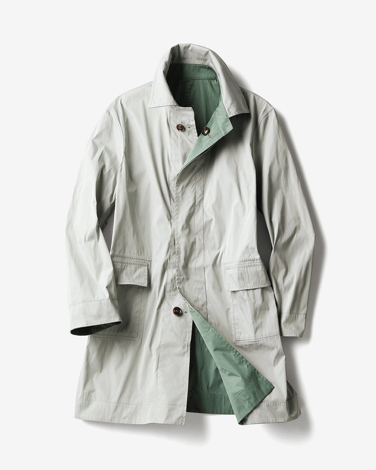 二重織メモリー・ステンカラーコート 詳細画像 カーキ 2