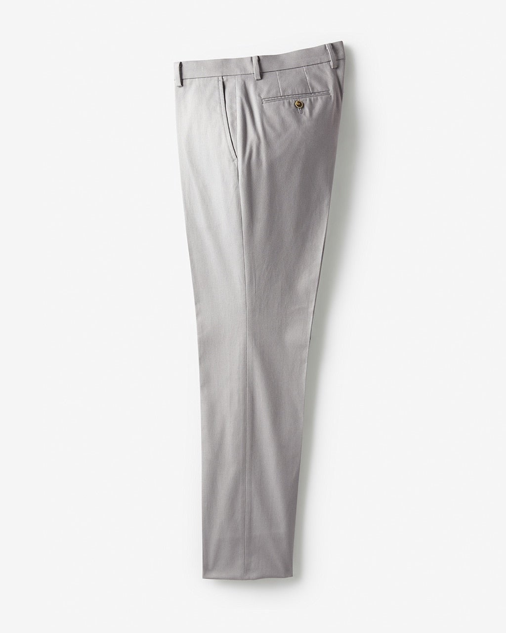 F245/DURBAN パンツ ノータック 裾シングル ストレッチ 82 グレー
