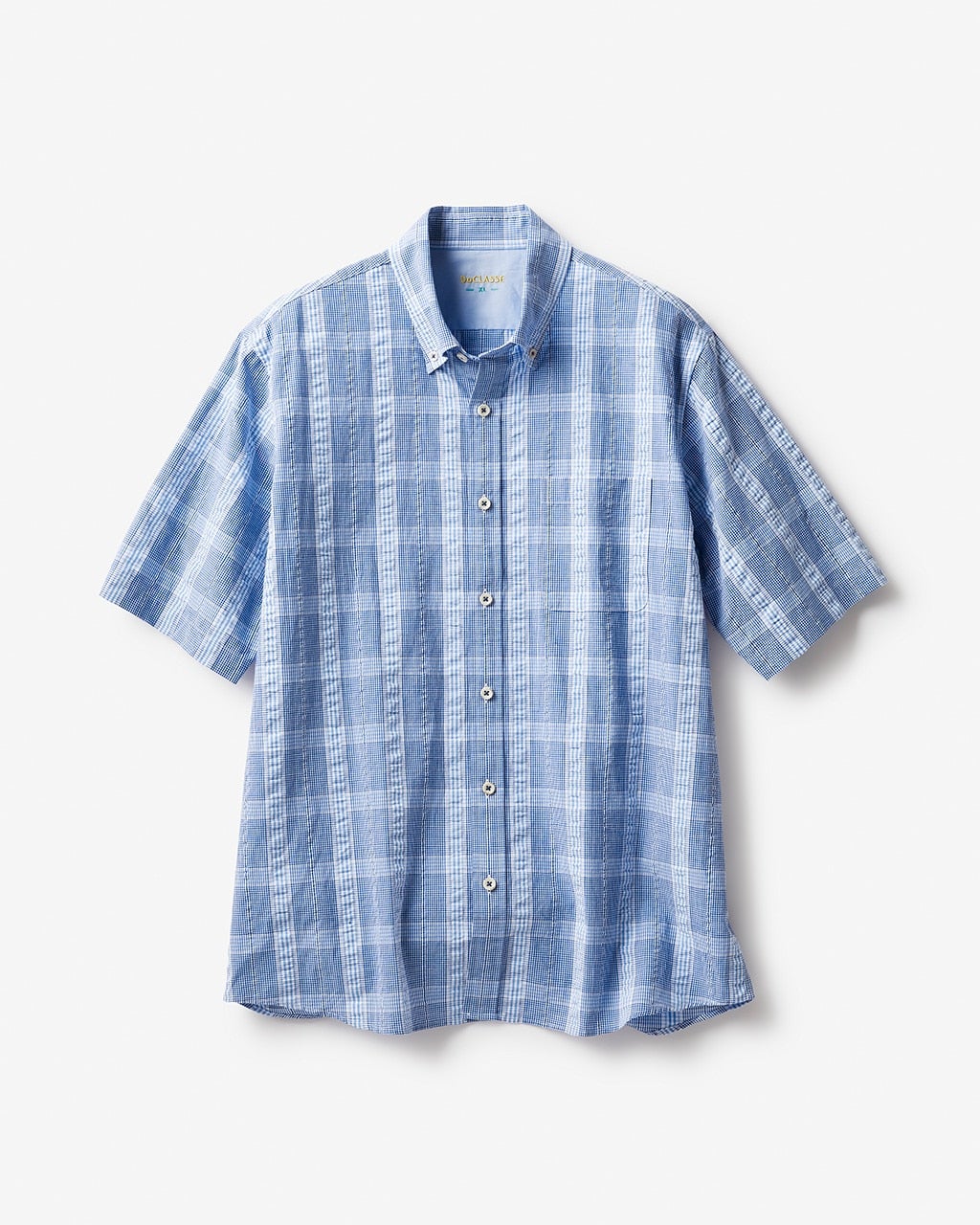 人気定番 リネンシアサッカー半袖/40代50代からのメンズファッション通販 服&ファッション小物